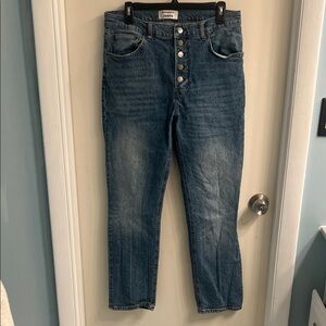 Size 31 Reformation straight leg jeans